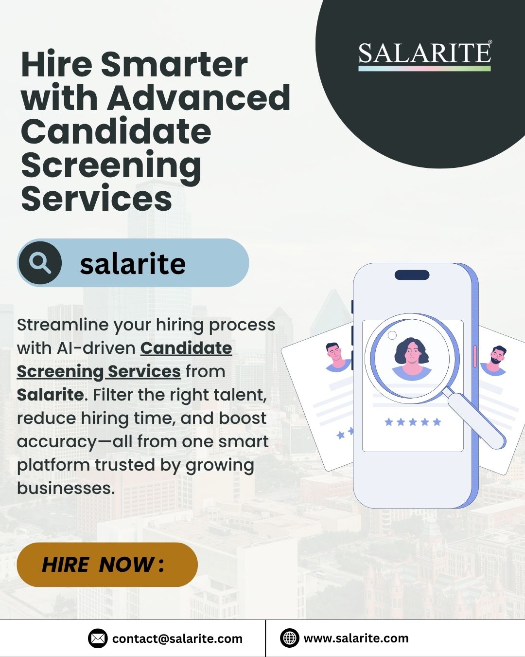 Hire Smarter with Advanced Candidate Screening Services